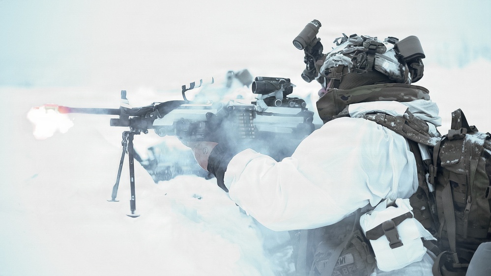 11th Airborne Division Soldiers Engage OPFOR During JPMRC