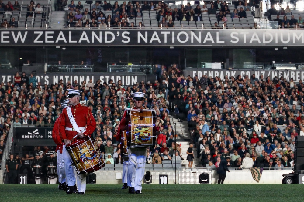 "The Commandant's Own" Continue Tour with the Royal Edinburgh Military Tattoo in New Zealand