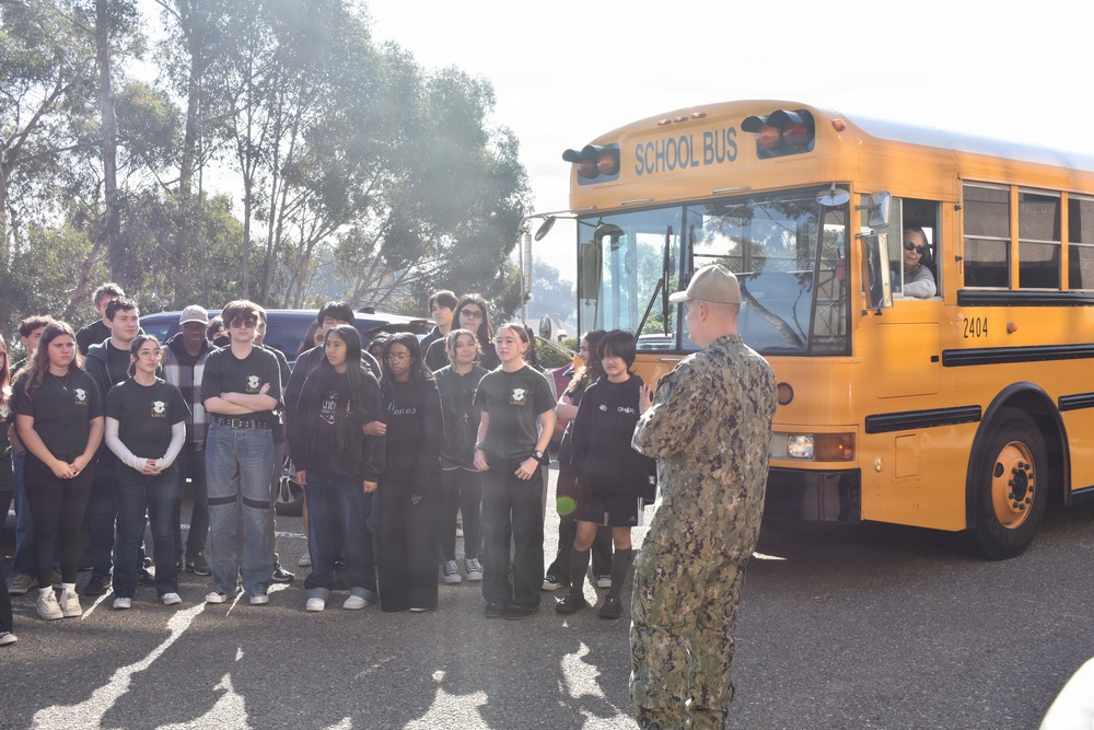 Patrick Henry High School’s NJROTC Visits Naval Base Point Loma
