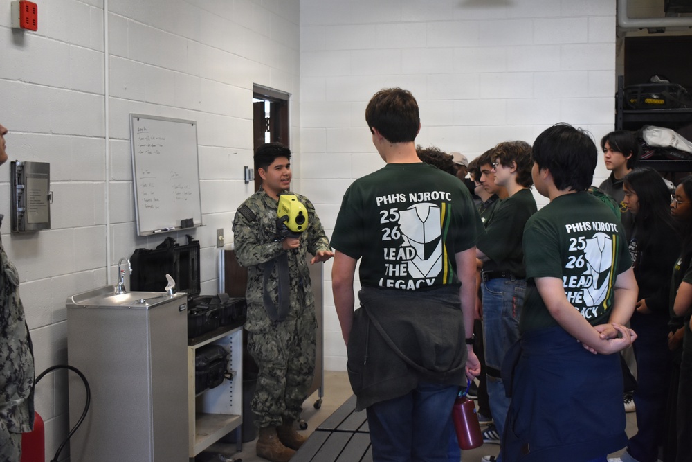 Patrick Henry High School’s NJROTC Visits Naval Base Point Loma