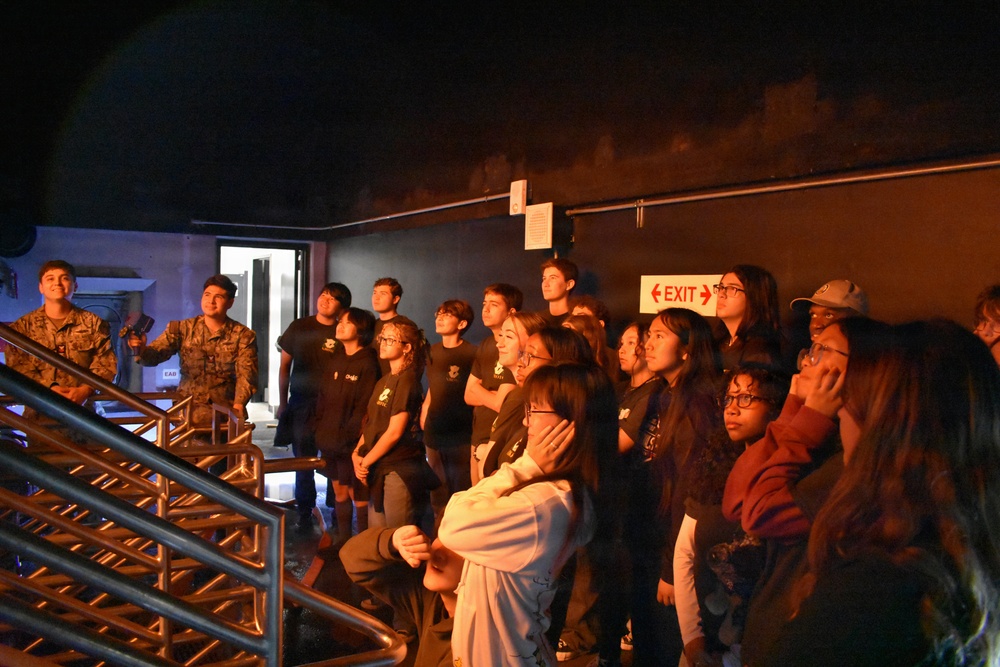 Patrick Henry High School’s NJROTC Visits Naval Base Point Loma