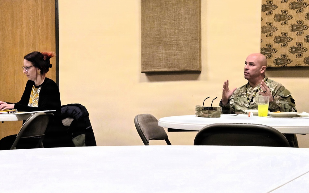 Fort McCoy leader, personnel engage with local chamber of commerce during February 2026 meeting