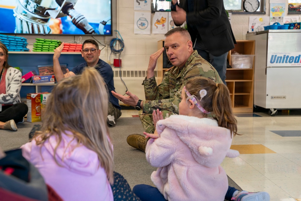 Ohio National Guard senior leadership team visits community partners