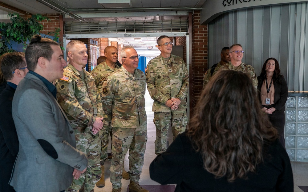 Ohio National Guard senior leadership team visits community partners