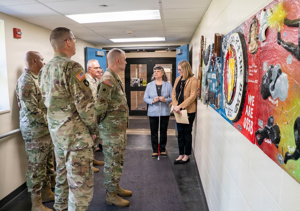 Ohio National Guard senior leadership team visits community partners