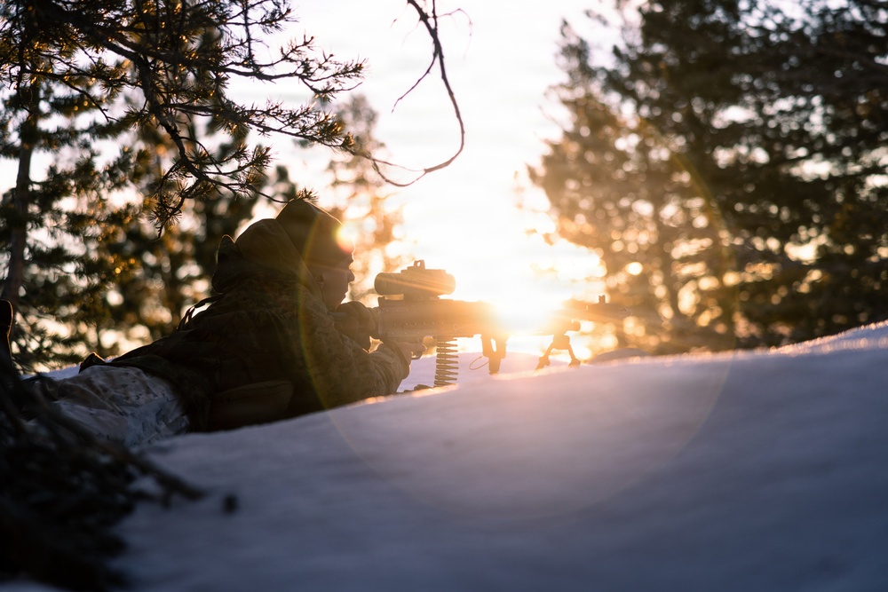 U.S. Marines with 2nd Bn., 4th Marines conduct force-on-force exercise during MTX 1-26