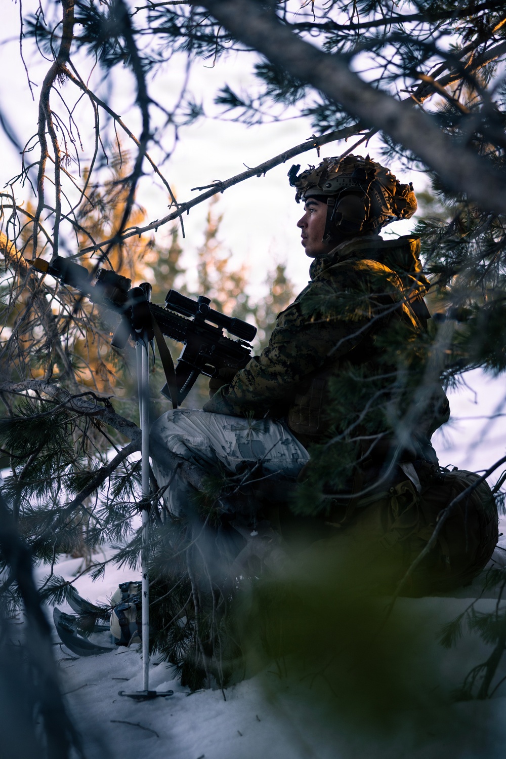 U.S. Marines with 2nd Bn., 4th Marines conduct force-on-force exercise during MTX 1-26