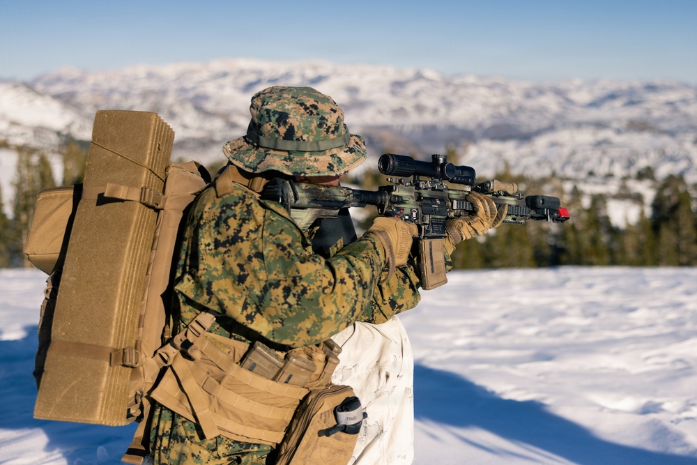 U.S. Marines with 2nd Bn., 4th Marines conduct force-on-force exercise during MTX 1-26