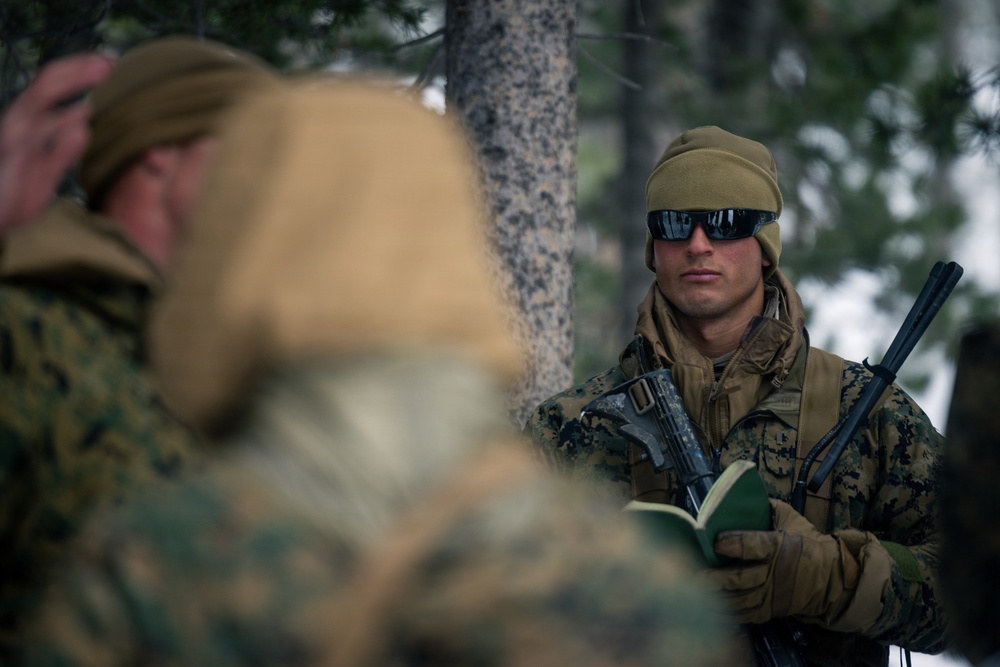 U.S. Marines with 2nd Bn., 4th Marines conduct force-on-force exercise during MTX 1-26