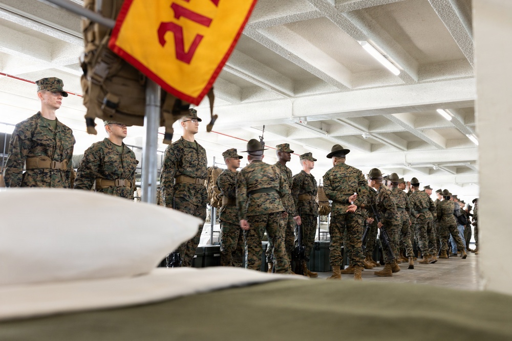 Hotel Company Senior Drill Instructor Inspection