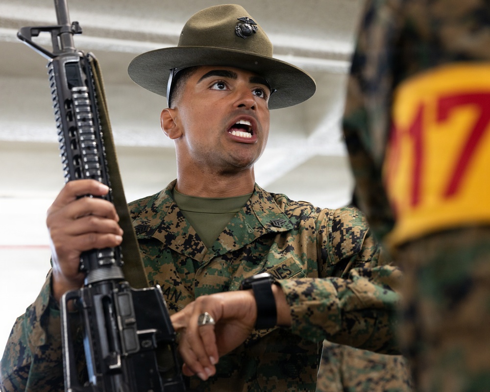 Hotel Company Senior Drill Instructor Inspection