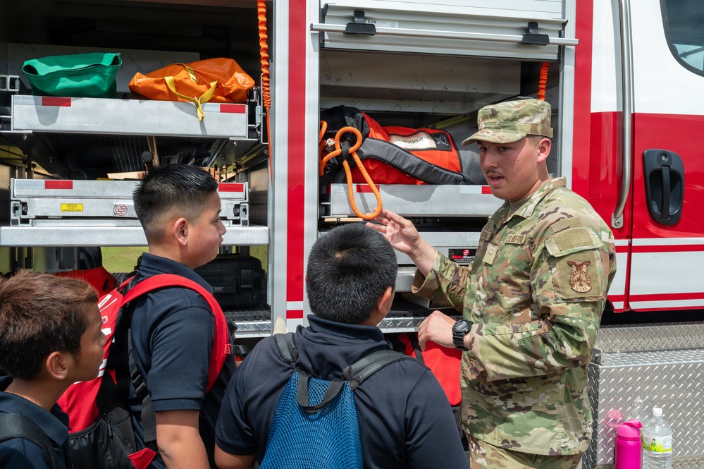 Andersen Fire Department turns up the heat for career day