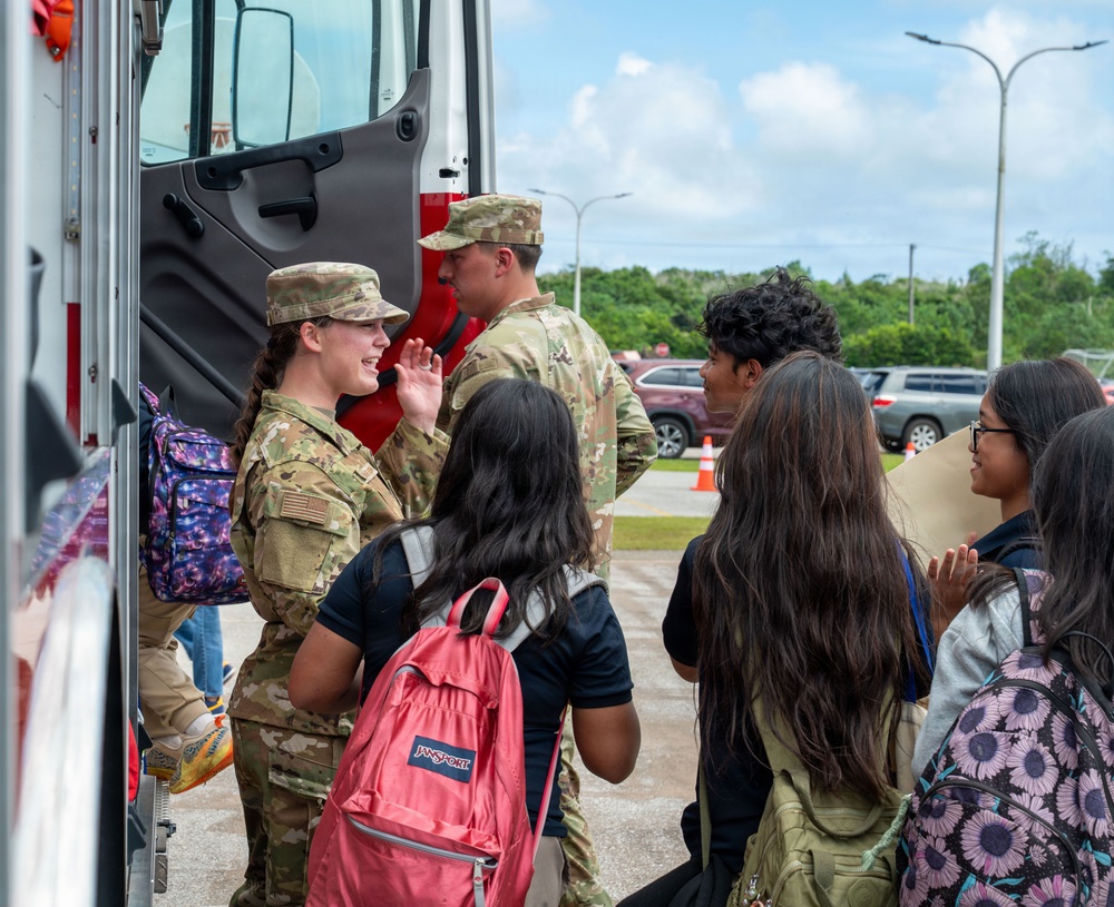 Andersen Fire Department turns up the heat for career day