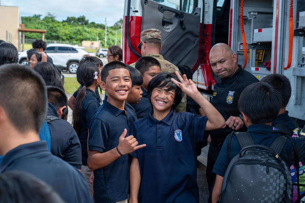 Andersen Fire Department turns up the heat for career day