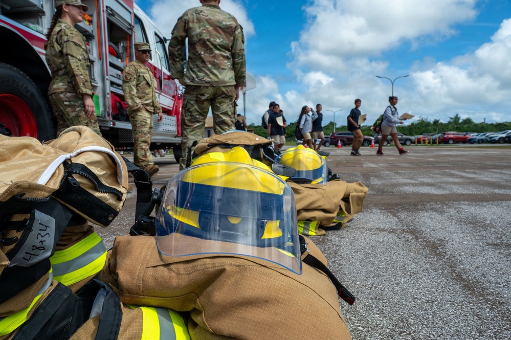 Andersen Fire Department turns up the heat for career day
