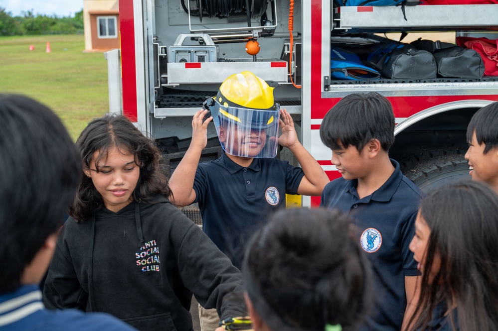 Andersen Fire Department turns up the heat for career day