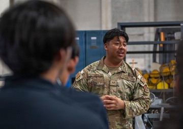 Astumbo Middle School tours Andersen AFB