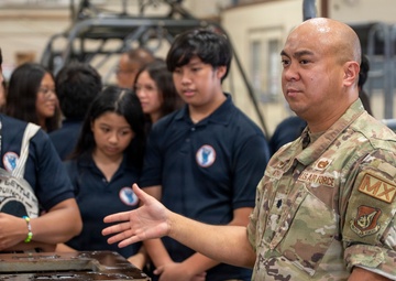 Astumbo Middle School tours Andersen AFB