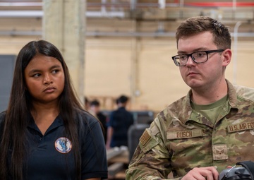 Astumbo Middle School tours Andersen AFB