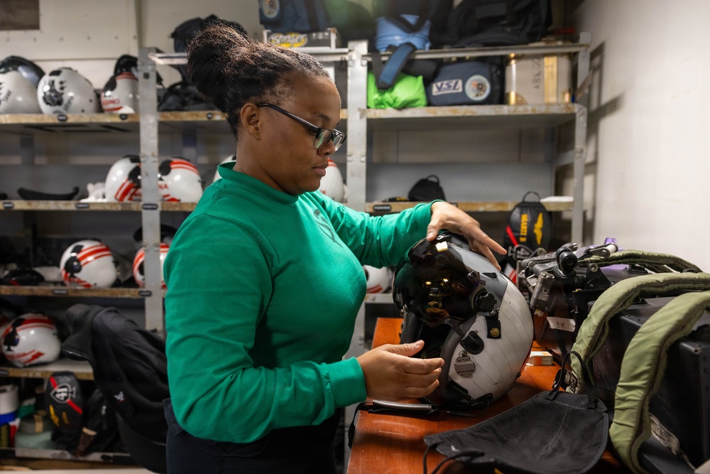 Abraham Lincoln conducts routine evening operations