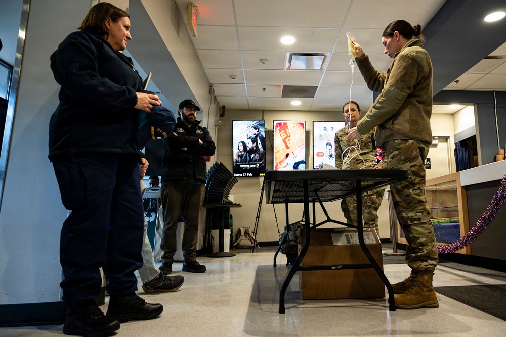 Arctic Edge 2026 medical experimentation participants get hands-on during orientation at Kodiak, AK