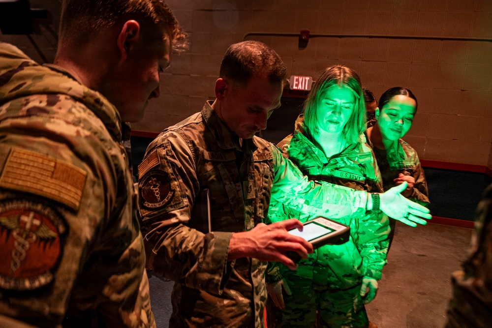 Arctic Edge 2026 medical experimentation participants get hands-on during orientation at Kodiak, AK