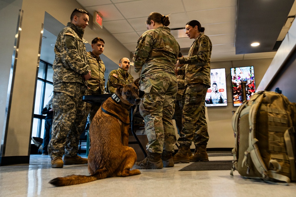 Arctic Edge 2026 medical experimentation participants get hands-on during orientation at Kodiak