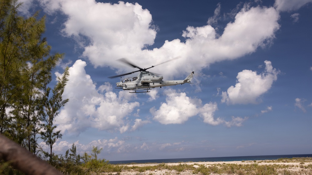 HMLA-269 conducts flight operations during MAG-29 DAO Exercise