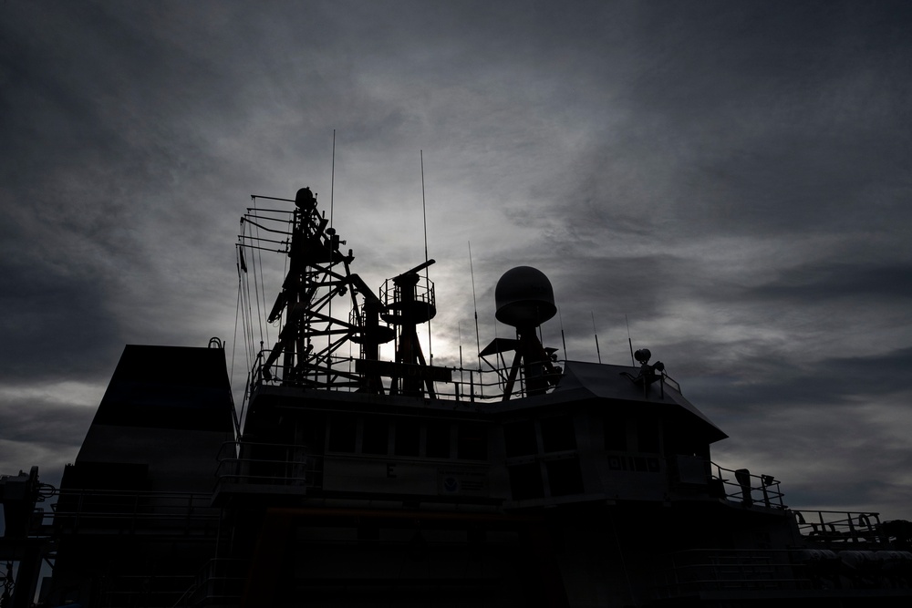 Arctic Edge 2026 medical experimentation participants tour NOAA’s Oscar Dyson (R-224) in Kodiak