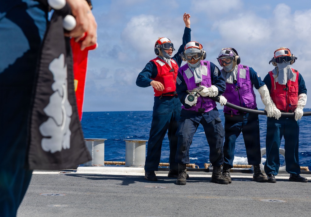 USS Milius (DDG 69) trains for damage control