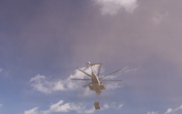 U.S. Marines with HMH-464 and 2nd DSB conduct lift operations