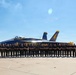 U.S. Navy Blue Angels meet the U.S. Marine Corps Silent Drill Platoon