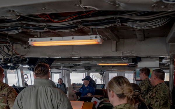 Arctic Edge 2026 medical experimentation participants tour NOAA’s Oscar Dyson (R-224) in Kodiak