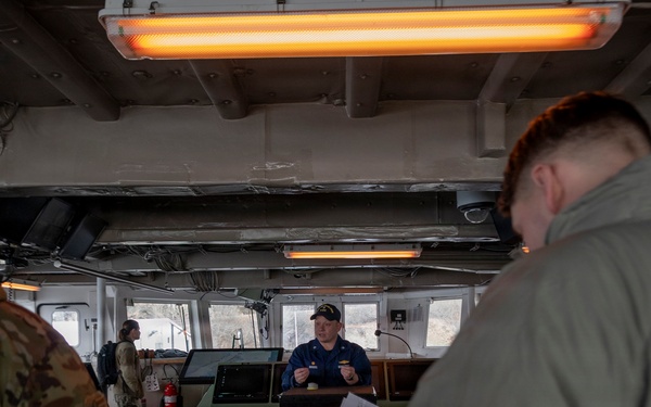 Arctic Edge 2026 medical experimentation participants tour NOAA’s Oscar Dyson (R-224) in Kodiak