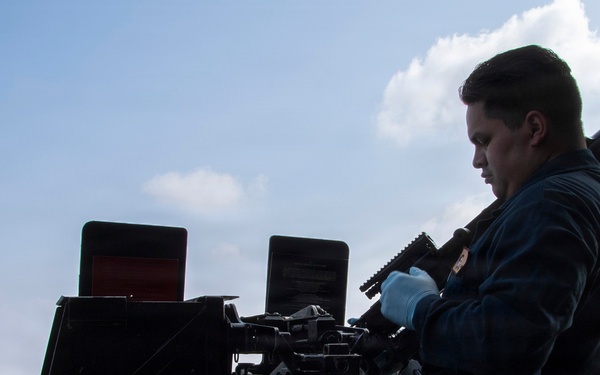 Abraham Lincoln Conducts Routine Maintenance