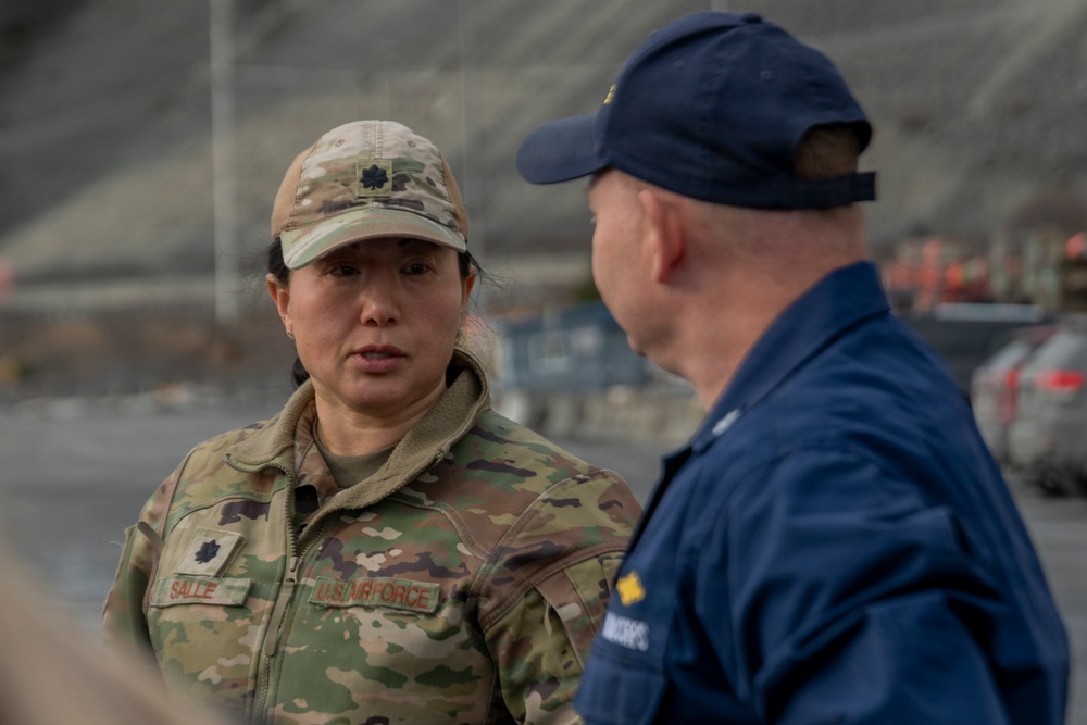 Arctic Edge 2026 medical experimentation participants tour NOAA’s Oscar Dyson (R-224) in Kodiak