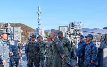 C7F, CNFK visit ROKS Hwa Cheon