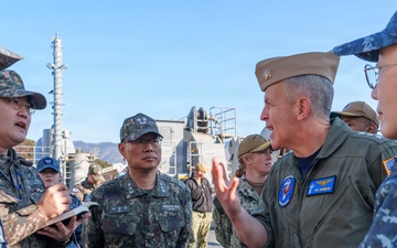 C7F, CNFK visit ROKS Hwa Cheon