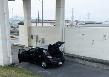 Marines respond to a simulated bomb threat during base defense exercise