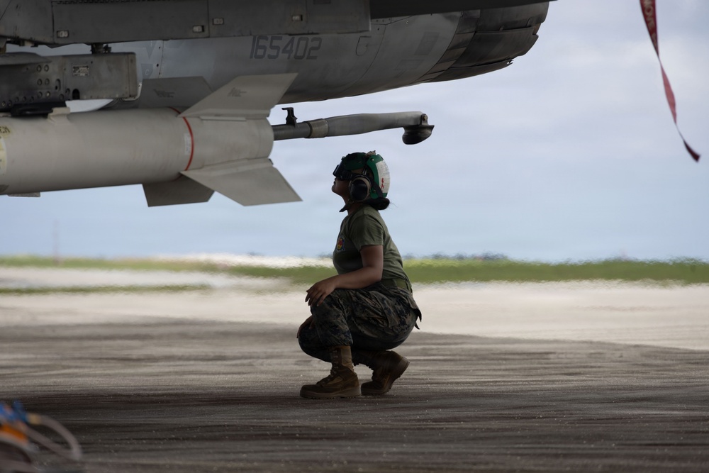 VMFA-232 conducts ATR and ordnance operations in Guam