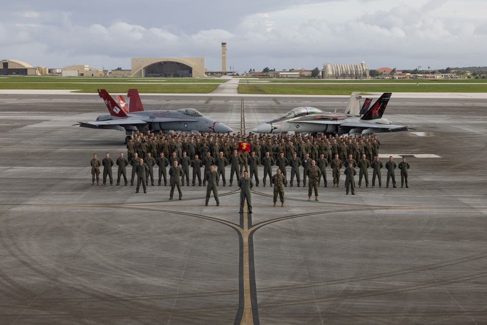 VMFA-232 takes squadron photo during GATR