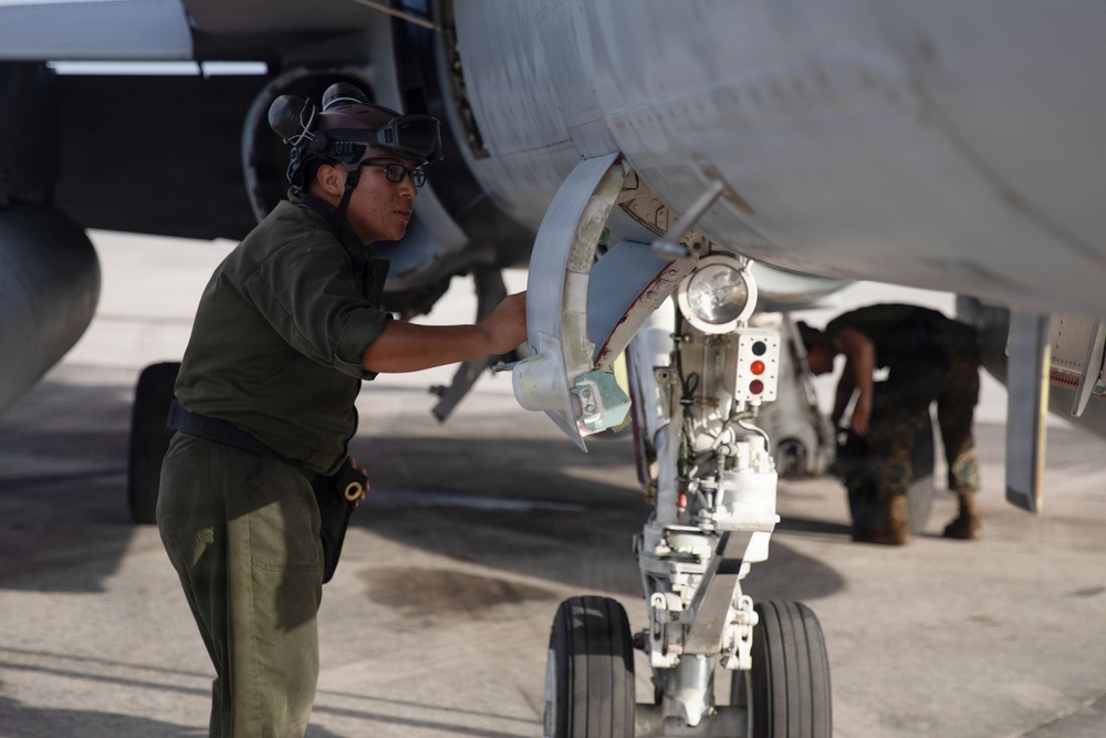 VMFA-232 sustain readiness through flight and ordnance operations