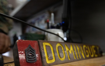 MWSS-171 Master Sgt. Adam Dominguez builds his Marines motor tough