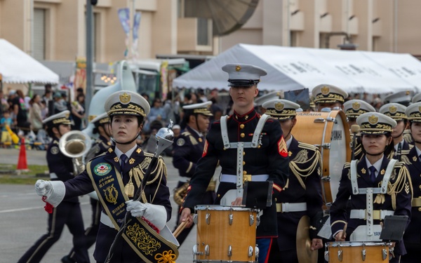 III Marine Expeditionary Force Band Performs at JGSDF Camp Miyakojima Anniversary Festival