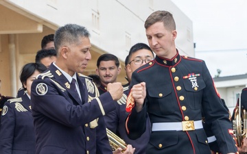 III Marine Expeditionary Force Band Performs at JGSDF Camp Miyakojima Anniversary Festival
