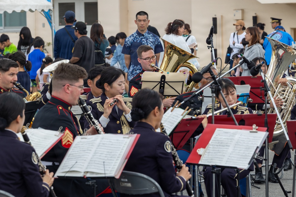 III Marine Expeditionary Force Band Performs at JGSDF Camp Miyakojima Anniversary Festival