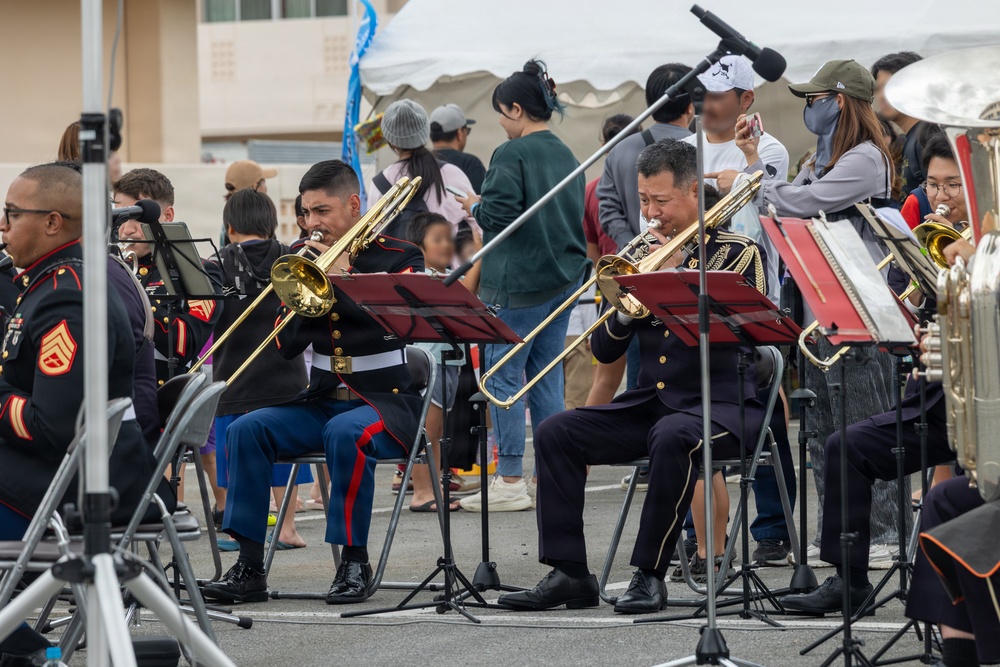 III Marine Expeditionary Force Band Performs at JGSDF Camp Miyakojima Anniversary Festival