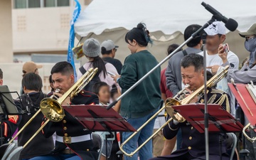 III Marine Expeditionary Force Band Performs at JGSDF Camp Miyakojima Anniversary Festival