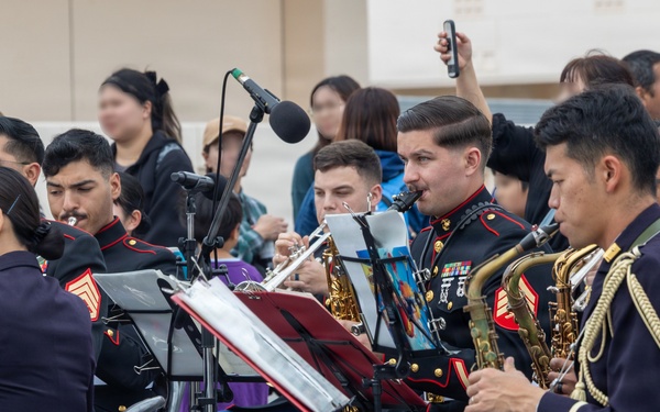 III Marine Expeditionary Force Band Performs at JGSDF Camp Miyakojima Anniversary Festival