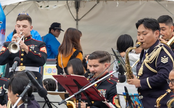 III Marine Expeditionary Force Band Performs at JGSDF Camp Miyakojima Anniversary Festival
